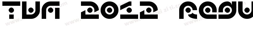 TVA 2012 Regular字体转换